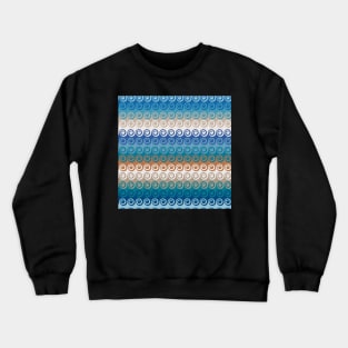 Pattern with waves Crewneck Sweatshirt